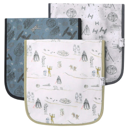 Copper Pearl 3-Pack Burp Cloth Set