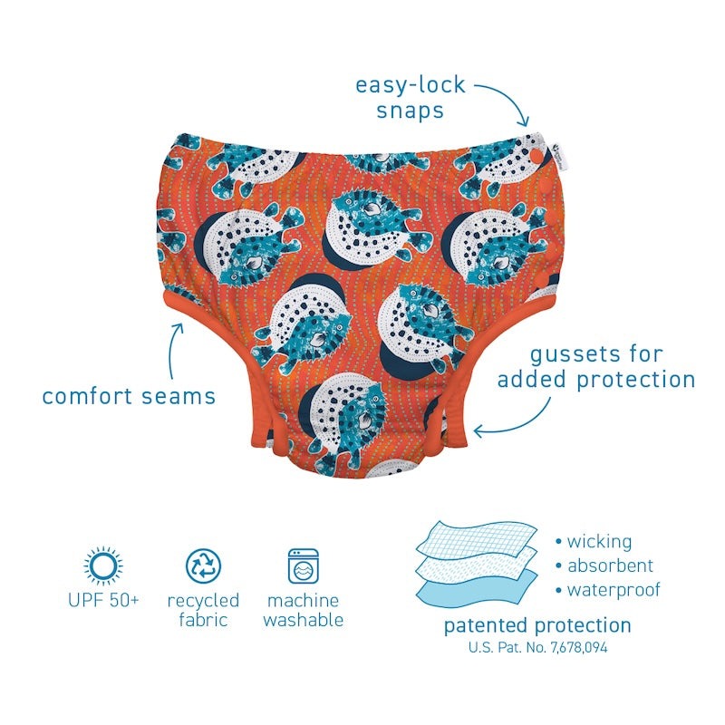 Green Sprouts Eco Snap Swim Diaper -Tea Collection