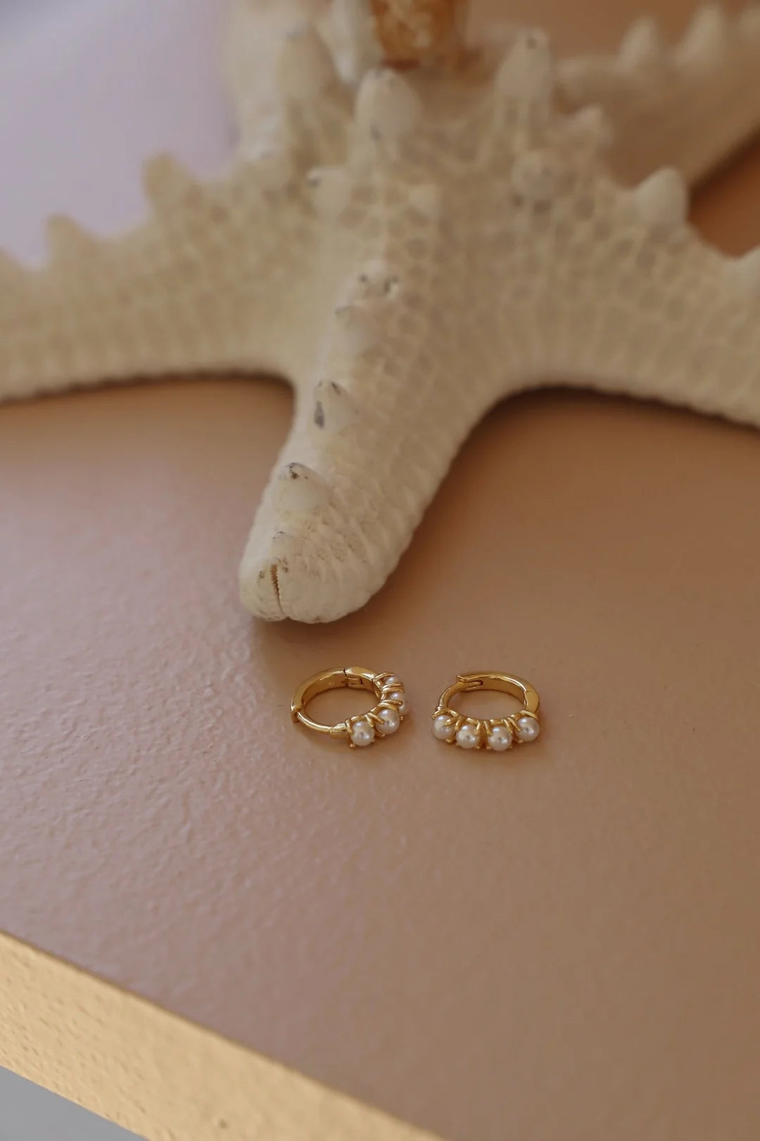Katie Waltman Jewelry Mini Pearl Hoops