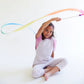 Sarah's Silks Boho Rainbow Silk & Wood Streamer