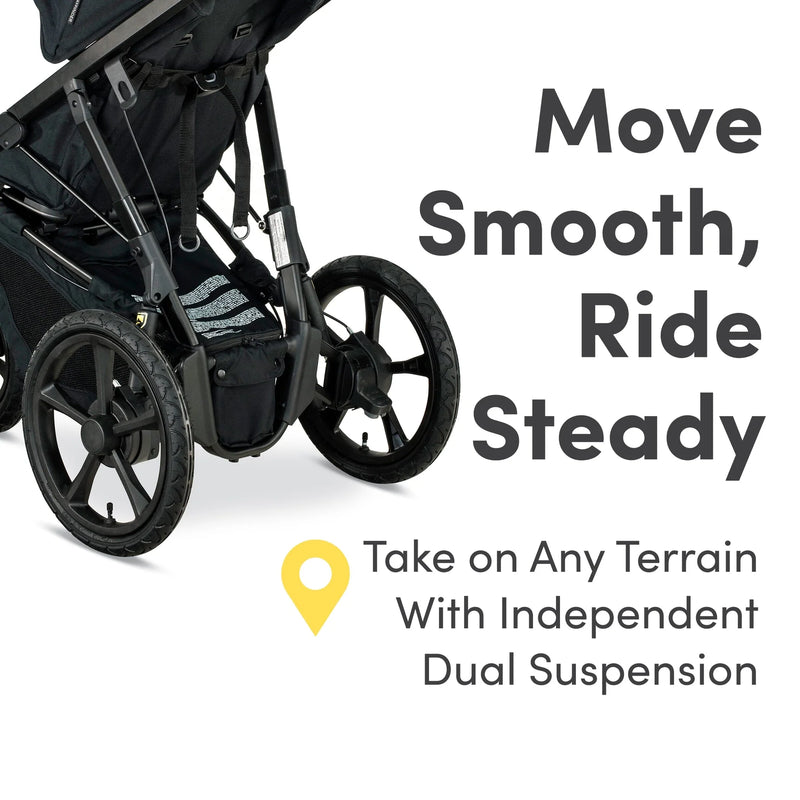 jogging stroller wheel size BOB Gear Wayfinder Jogging Stroller