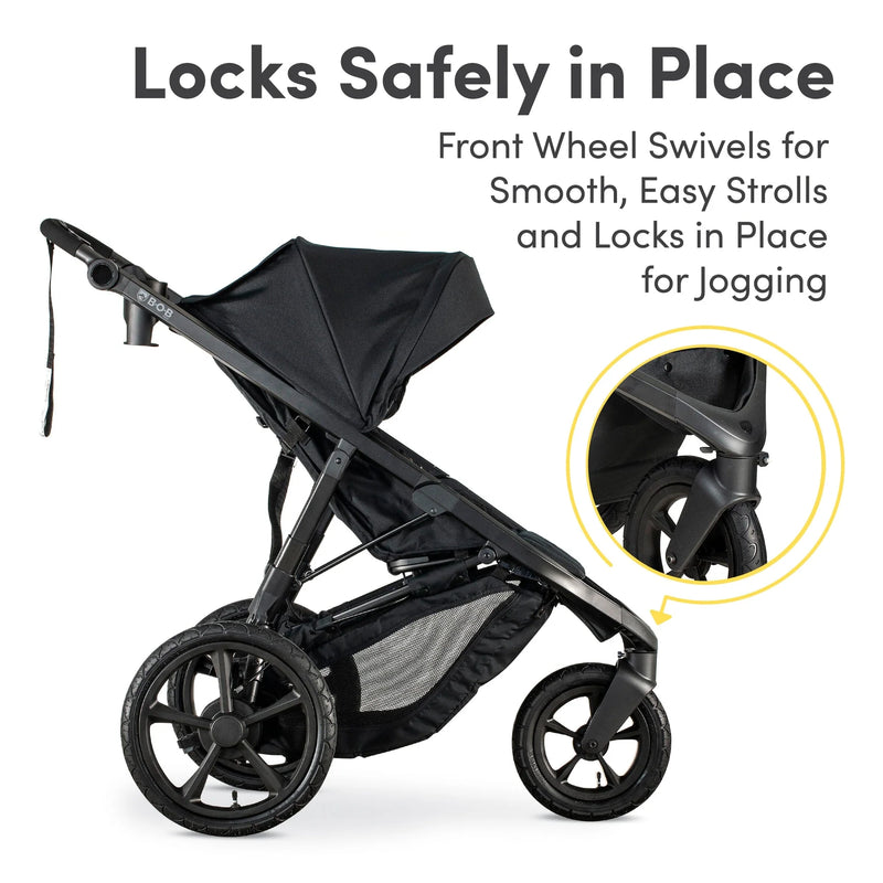 jogging stroller front wheel wobble BOB Wayfinder Jogging Stroller