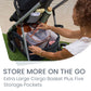Mom puts bags in basket of Britax Grove Modular Stroller - Pindot Onyx