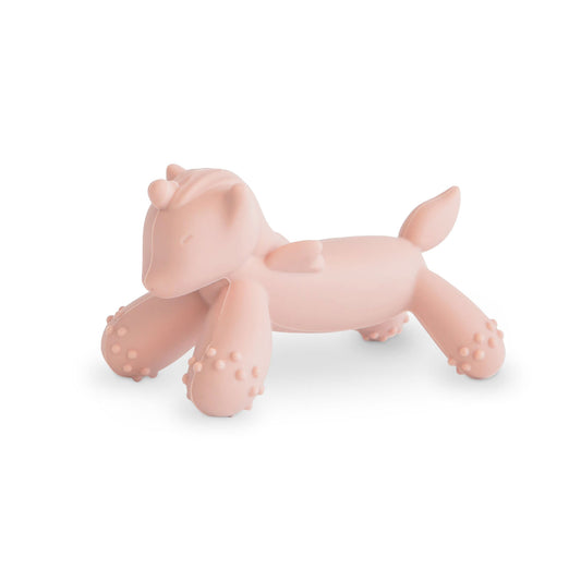 Mushie Unicorn Figurine Teether - Blush