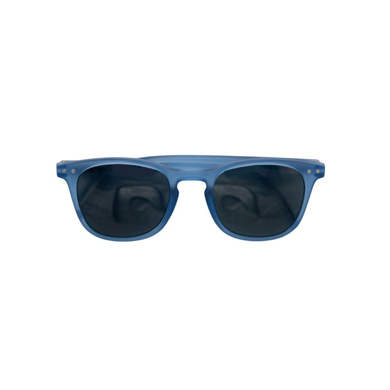 The Baby Cubby Kids' Classic Wayfarer Sunglasses - Dusty Blue with Grey Lenses
