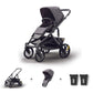 Veer Switch&Roll Luxe with Infant Car Seat Adapter Bundle - &Roll Stroller Frame / Switchback Seat Luxe - Gray Granite / Adapter  - Britax