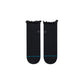 Stance Women's Ruffle Quarter Socks - Icon Quarter - Black