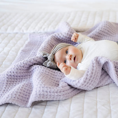 Saranoni Receiving Waffle Knit Blanket