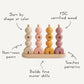 Mushie Wooden Multi Shape Stacker - Original