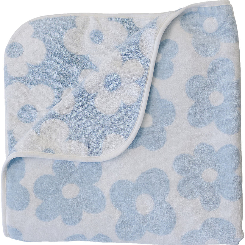 Mebie Baby Hooded Beach Towel - Coastal Floral