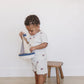 Mebie Baby Flag Button Short Set
