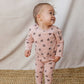 Mebie Baby Pink Petals Cotton Set