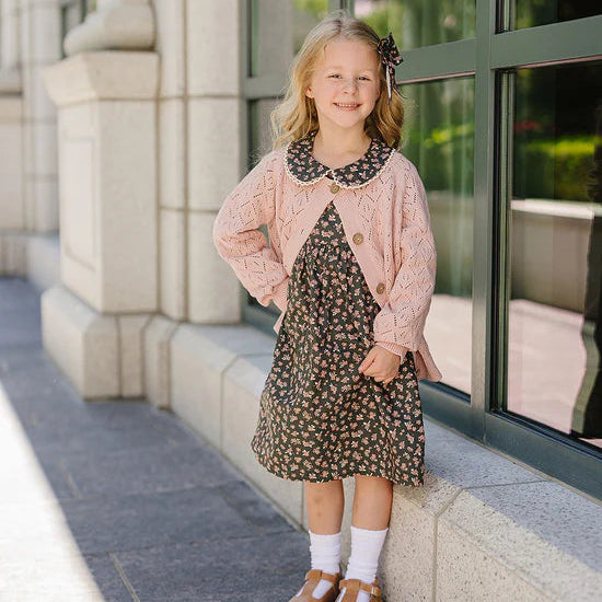 Mebie Baby Olive Bloom Dress