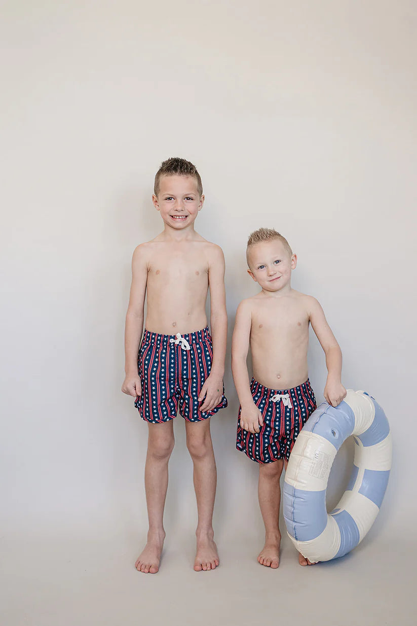 Mebie Baby Americana Swim Shorts