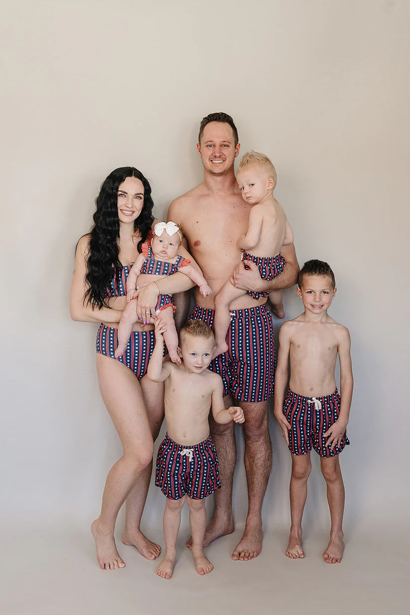 Mebie Baby Americana Swim Shorts