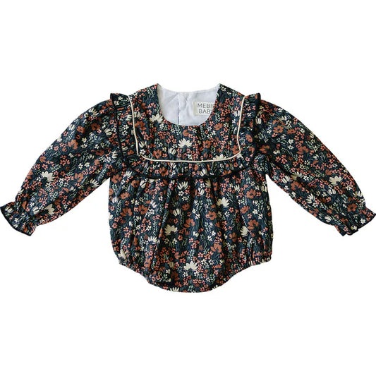 Mebie Baby Midnight Meadow Romper