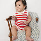Mebie Baby Red Stripe Bloomer Tank Set