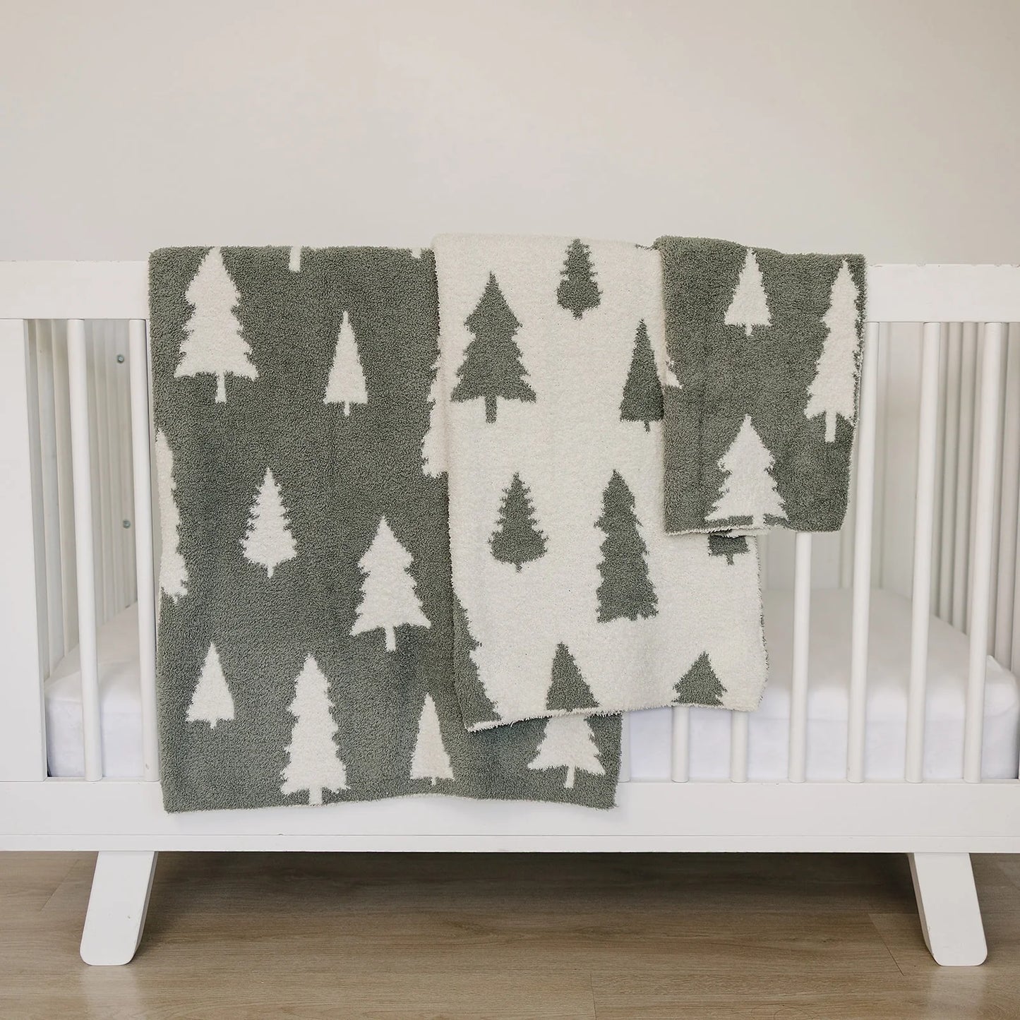 Mebie Baby Plush Blanket - Pines