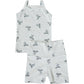 Mebie Baby Tank + Biker Short Set - Bow