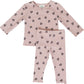 Mebie Baby Pink Petals Cotton Set