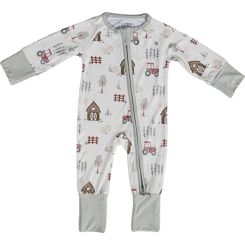 Mebie Baby Farmhouse Bamboo Zipper