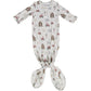 Mebie Baby Farmhouse Bamboo Knot Gown
