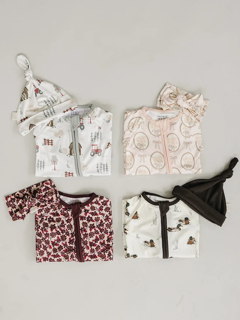 Mebie Baby Farmhouse Bamboo Zipper