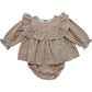 Mebie Baby Gingham Ruffle Bloomer Set