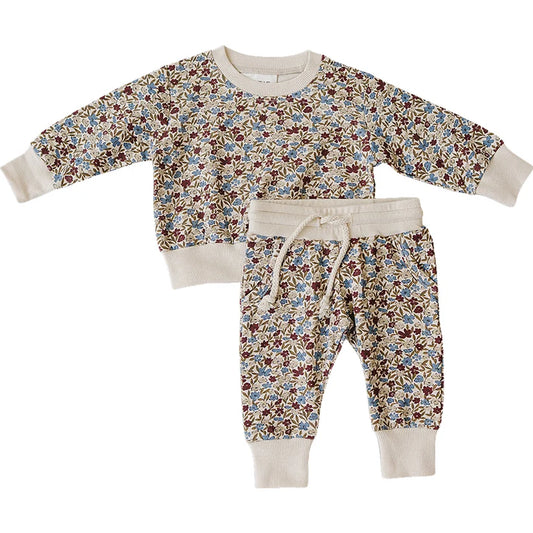 Mebie Baby Desert Floral French Terry Set