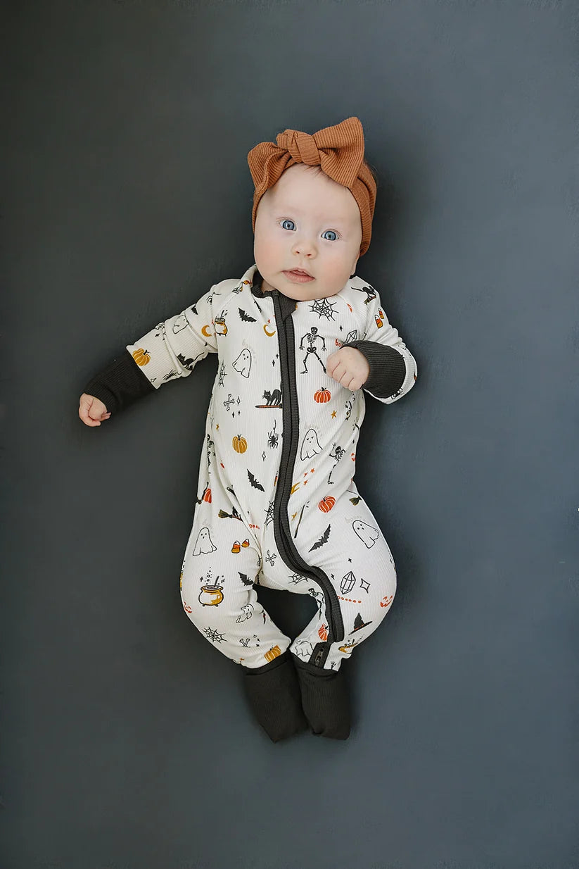 Mebie Baby Halloween Bamboo Zipper