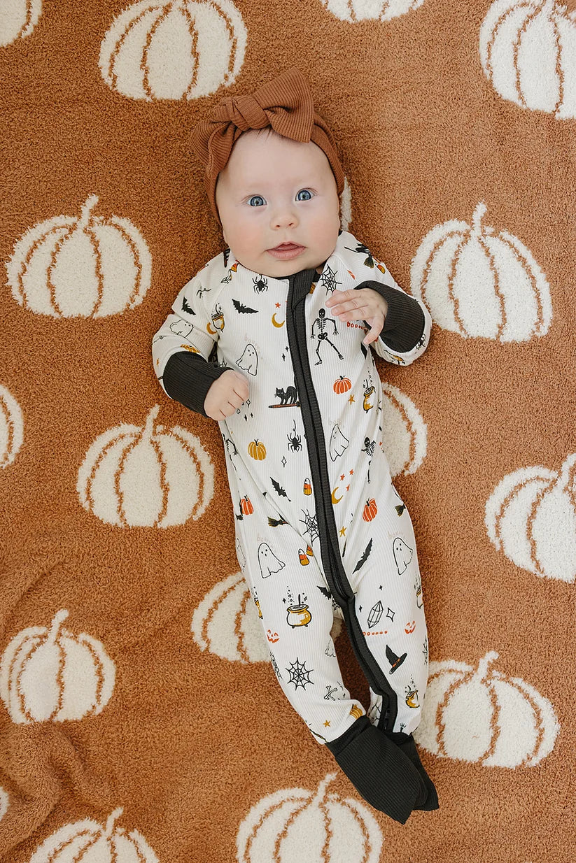 Mebie Baby Halloween Bamboo Zipper