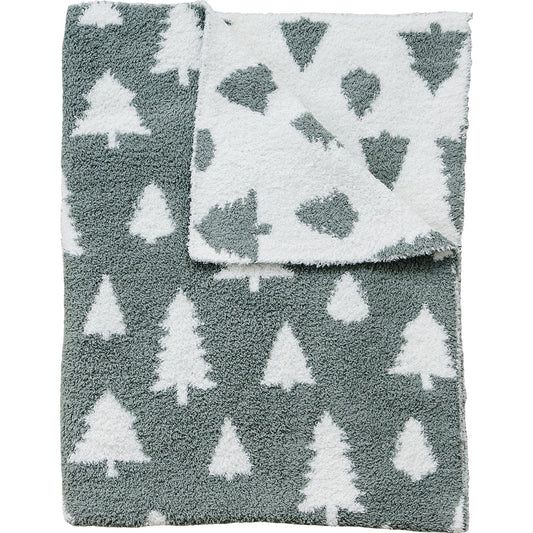 Mebie Baby Plush Blanket - Pines