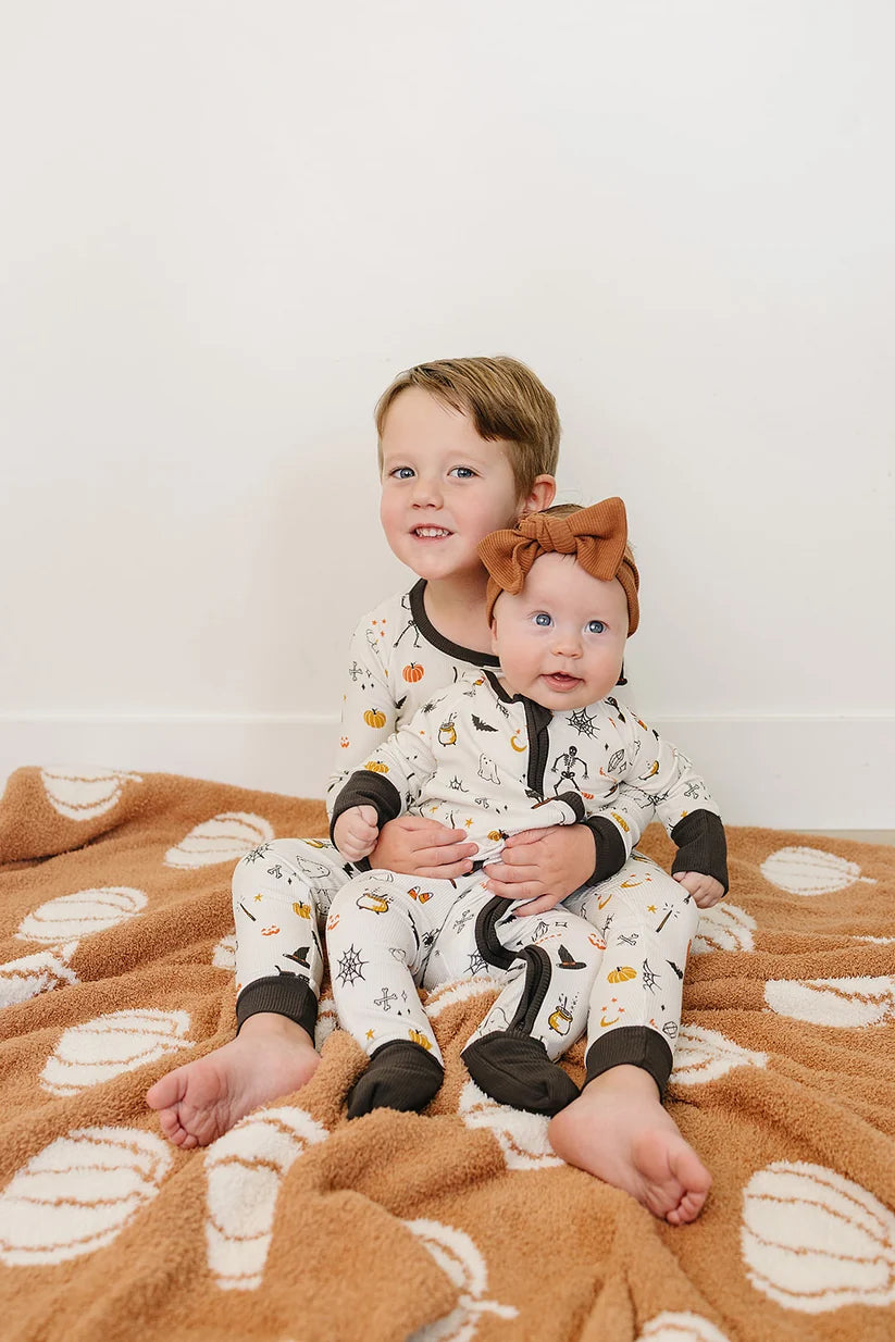Mebie Baby Halloween Bamboo Zipper