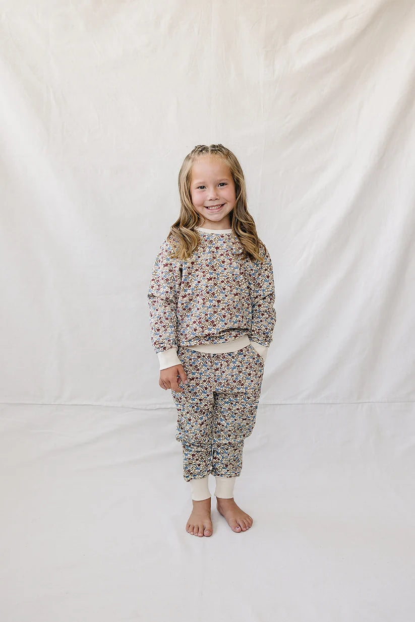 Mebie Baby Desert Floral French Terry Set