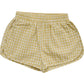 Mebie Baby Gingham Shorts - Yellow