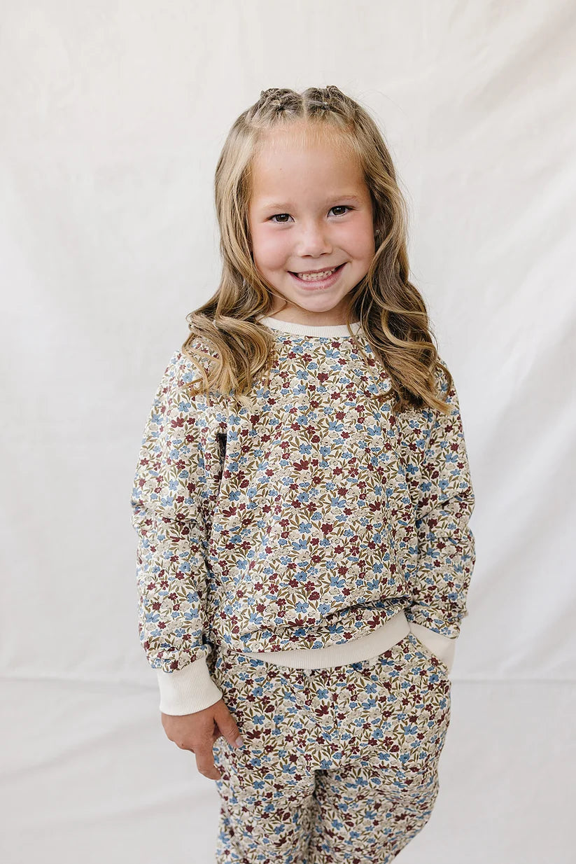 Mebie Baby Desert Floral French Terry Set