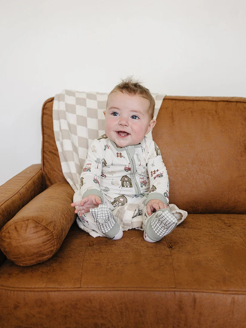 Mebie Baby Farmhouse Bamboo Zipper