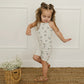 Mebie Baby Tank + Biker Short Set - Bow