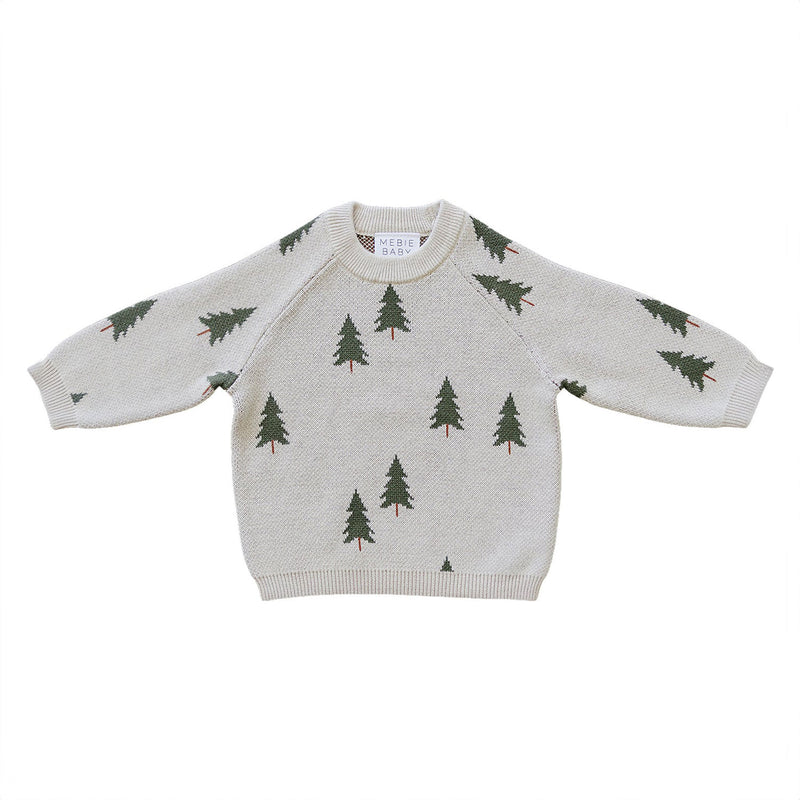 Mebie Baby Knit Sweater - Pine Tree
