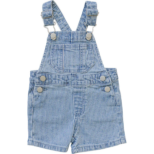 Mebie Baby Stripe Short Overalls