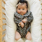 Mebie Baby Olive Bloom Bubble Romper