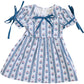 Mebie Baby Block Print Floral Dress