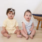 Mebie Baby Yellow Cardigan Bloomer Set