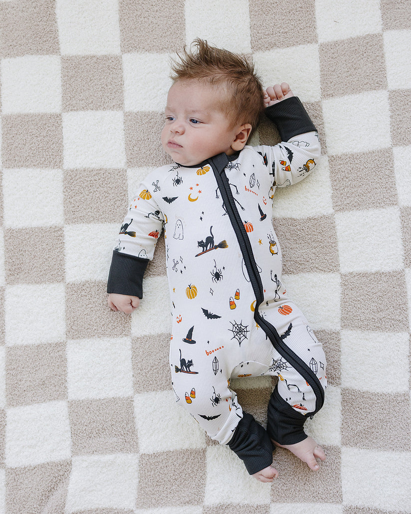 Mebie Baby Halloween Bamboo Zipper