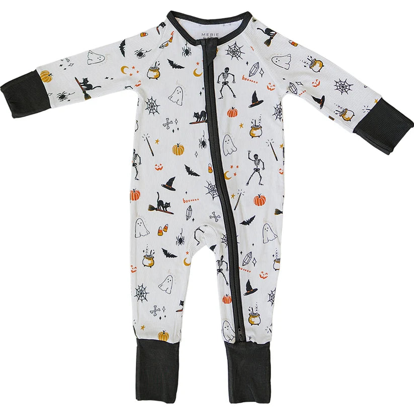 Mebie Baby Halloween Bamboo Zipper