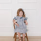 Mebie Baby Block Print Floral Dress