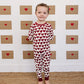 Mebie Baby Ribbed Bamboo Cozy Set - Hearts