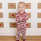 Mebie Baby Ribbed Bamboo Cozy Set - Hearts