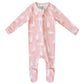 Copper Pearl Zip-Up Footie Pajama - Goosie