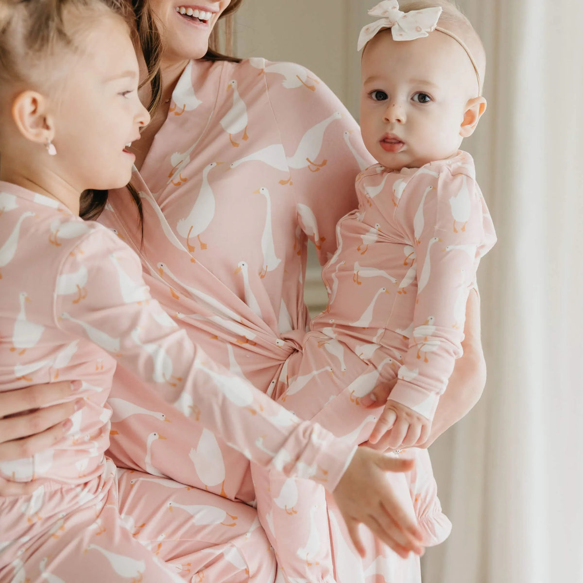 Copper Pearl Zip-Up Footie Pajama - Goosie